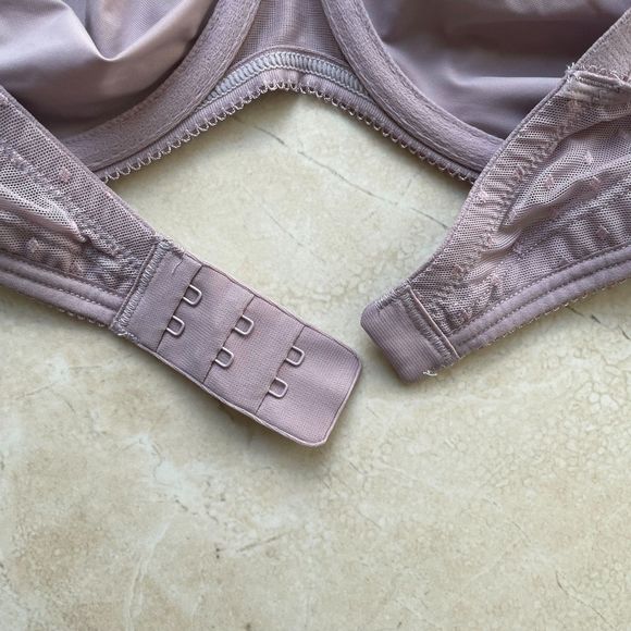 LOU Perfect Dotted Underwire Bra NWT Size 34C in Purple - Picture 6 of 7